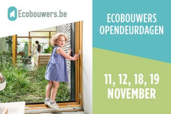 Ecobouwers Opendeur van 11 tot 19 november